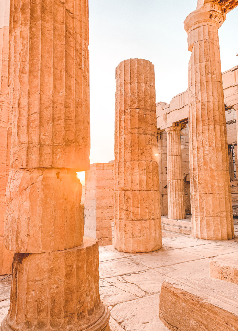 Athens Acropolis Sunset