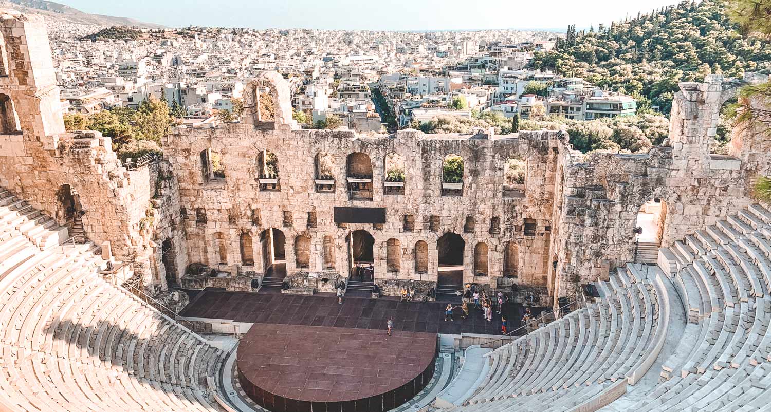 Athens Theatre Acropolis Greece