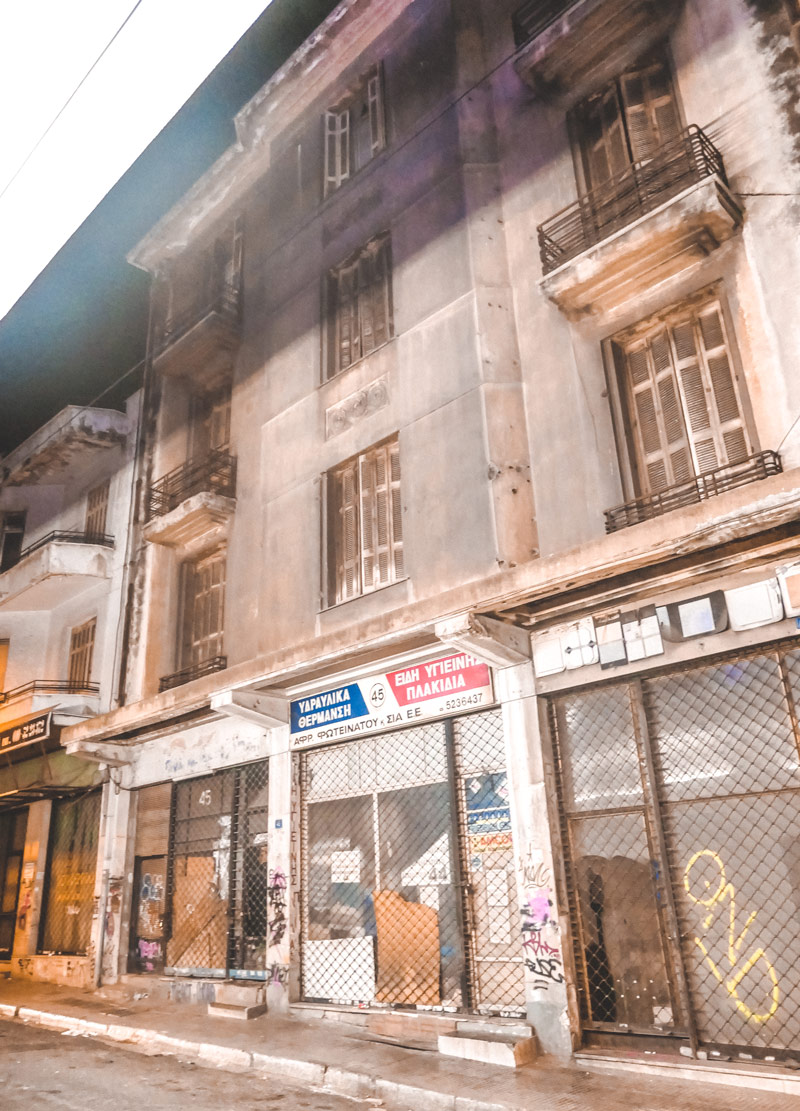 Closed Shops Athens Crisis