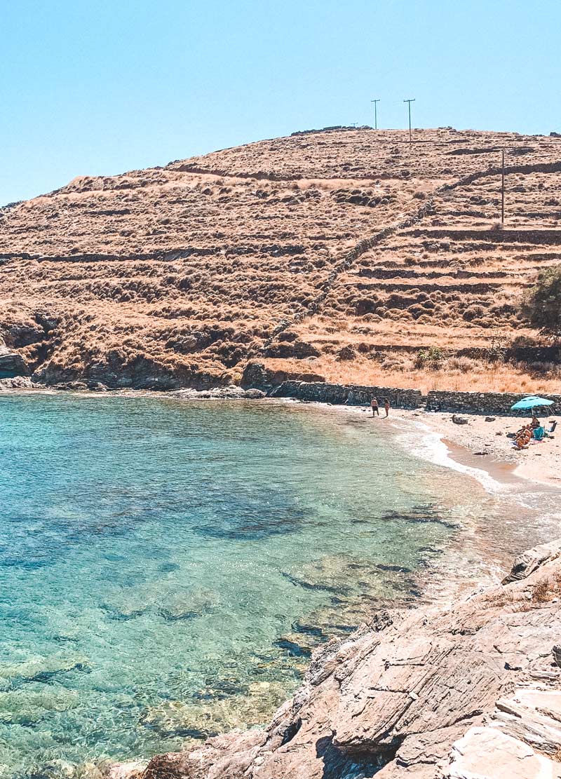 Lefkes Beach Kythnos