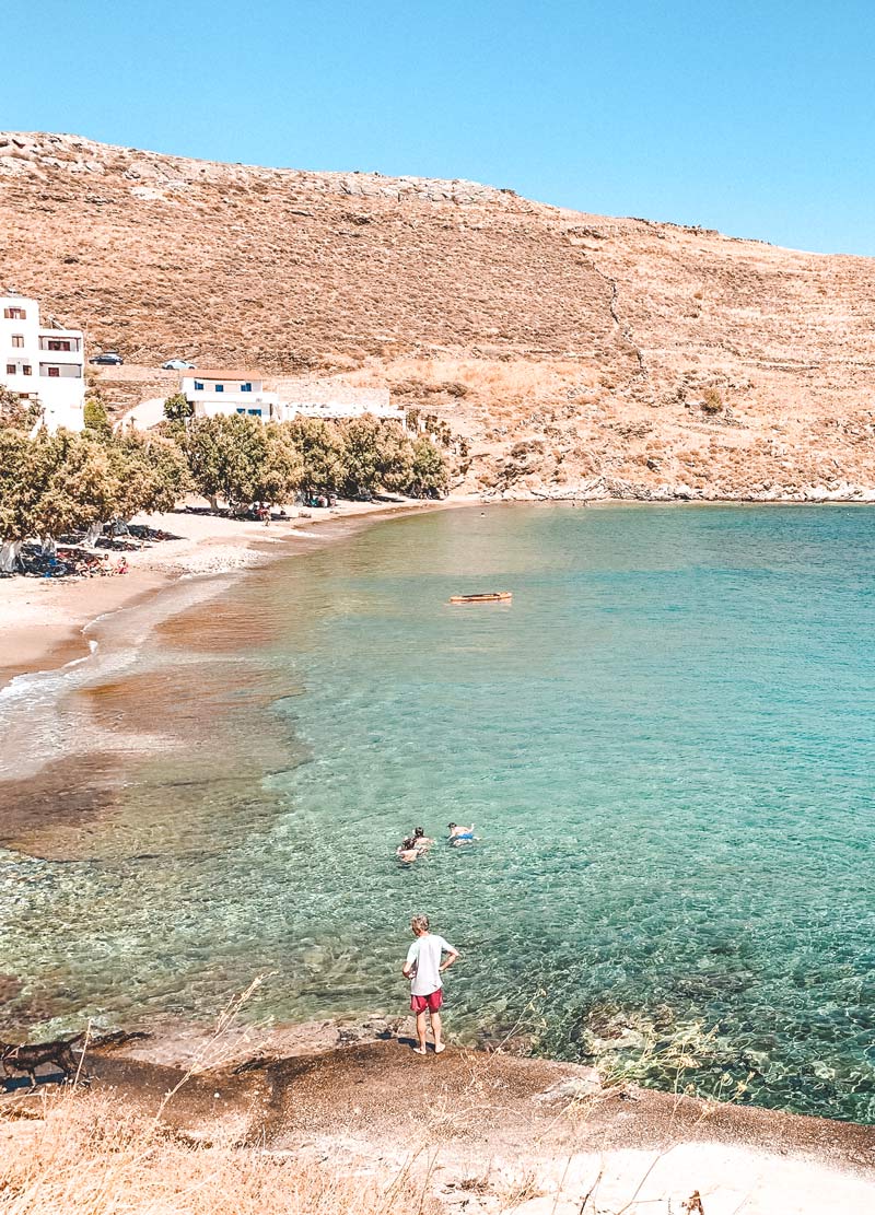Lefkes Beach Kythnos