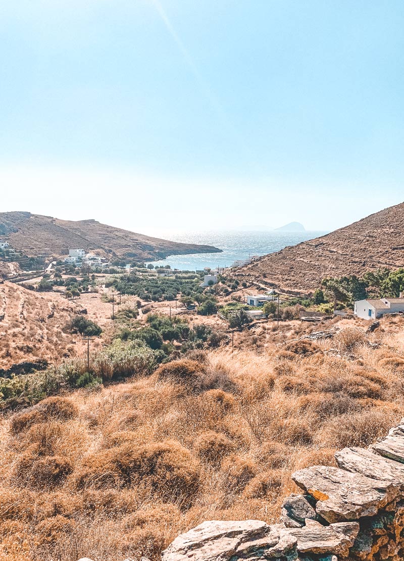 Lefkes Village in Kythnos Island