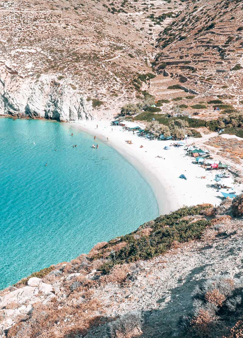 Livadi Beach In Donoussa Isaland Greece