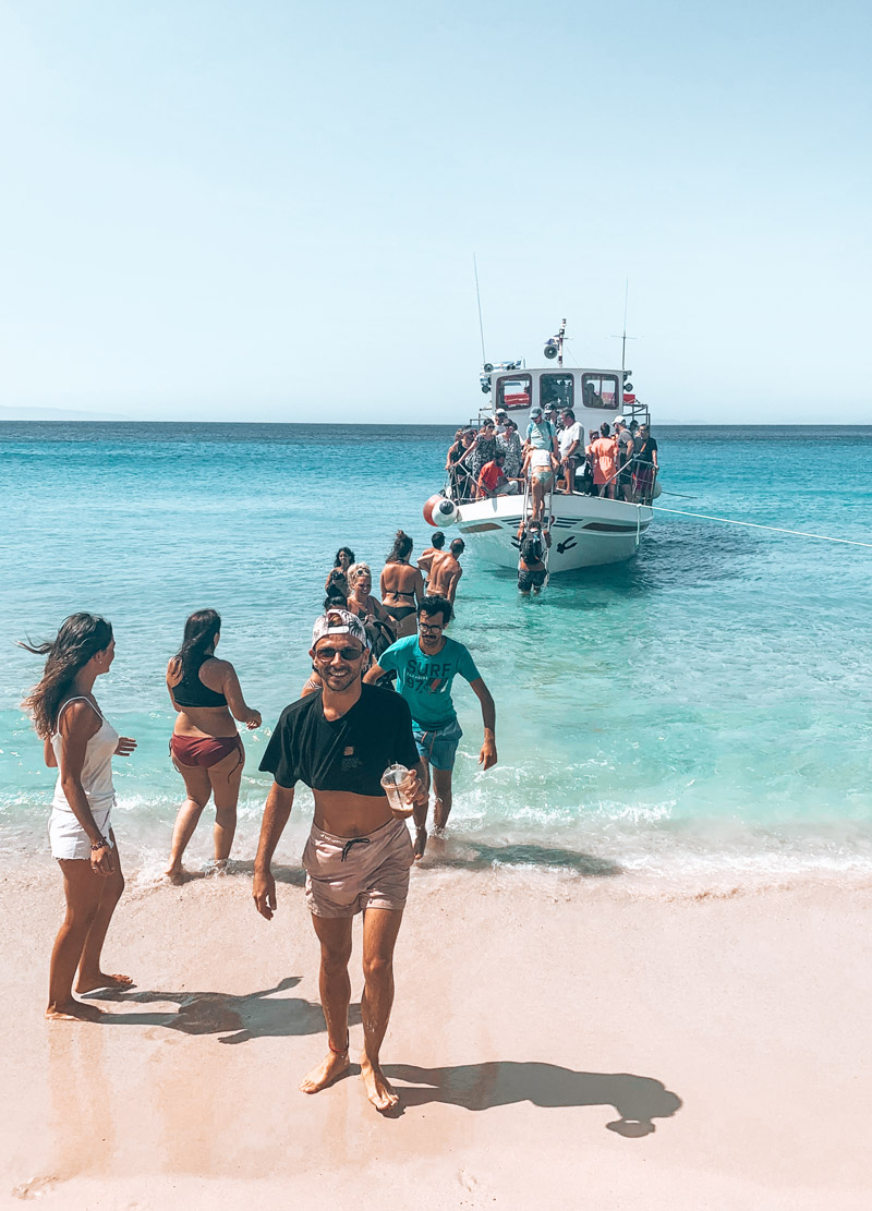 Transports in Donoussa Island Boat