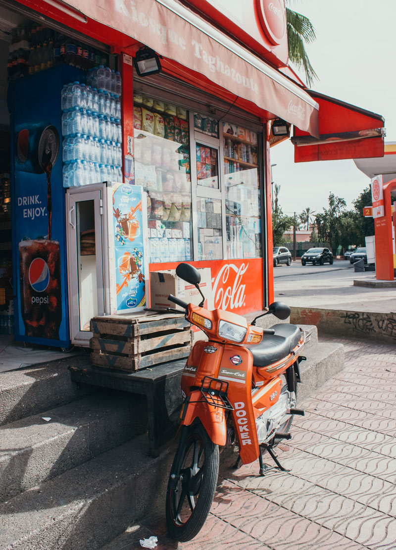 Scooter In Marrakech