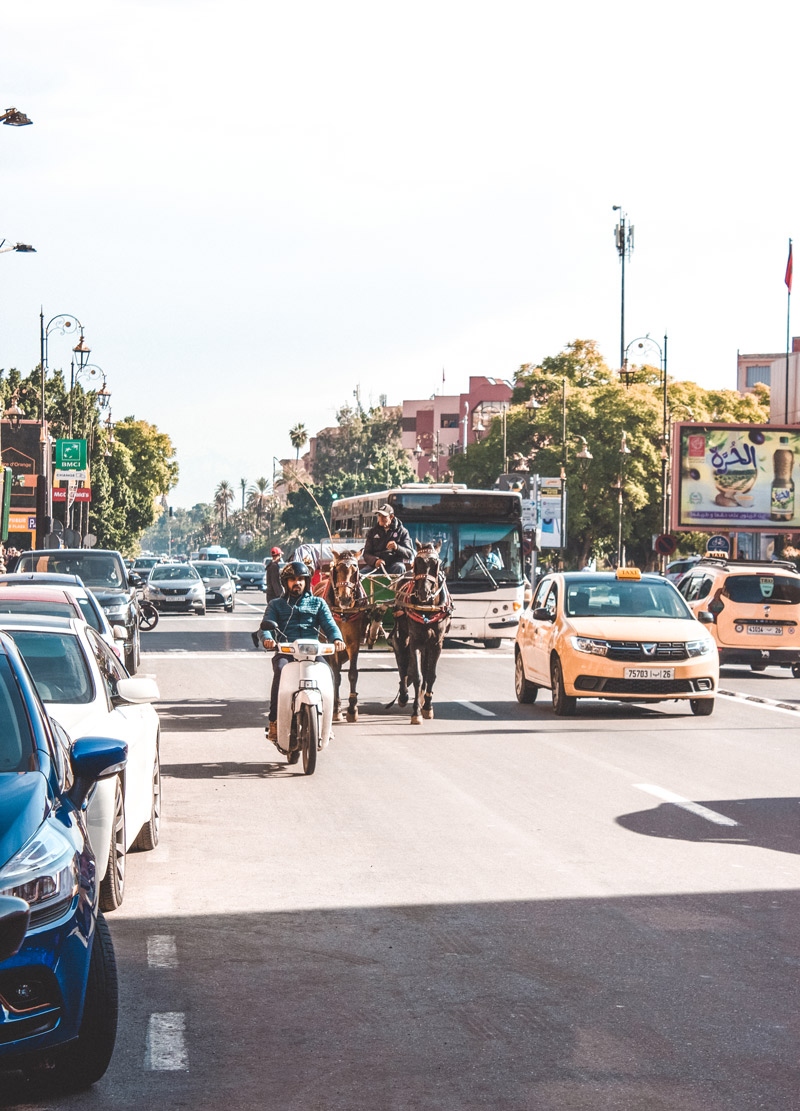 Traffic In Marrakech