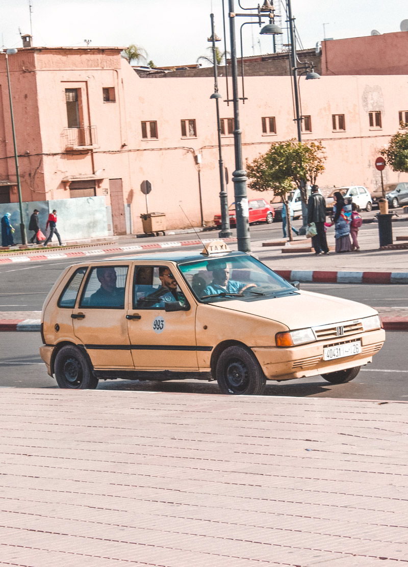 old taxi in morocco