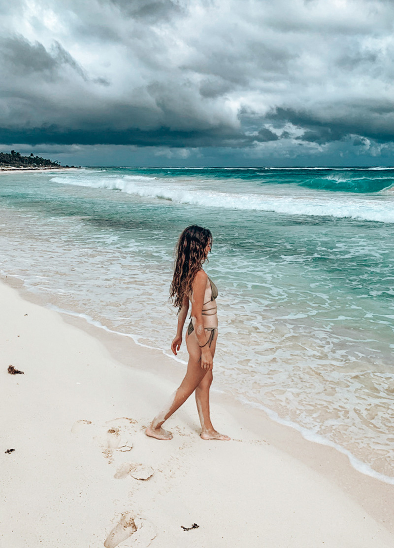 Beach Quintana Roo Tulum Mexico