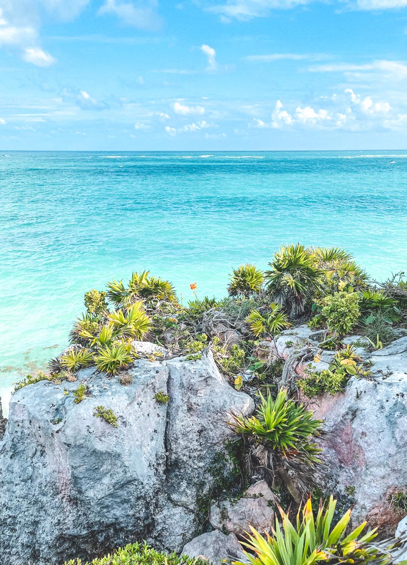 beach tulum ruinas mexico