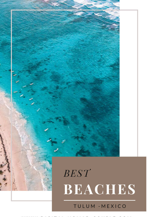best beaches tulum mexico pin