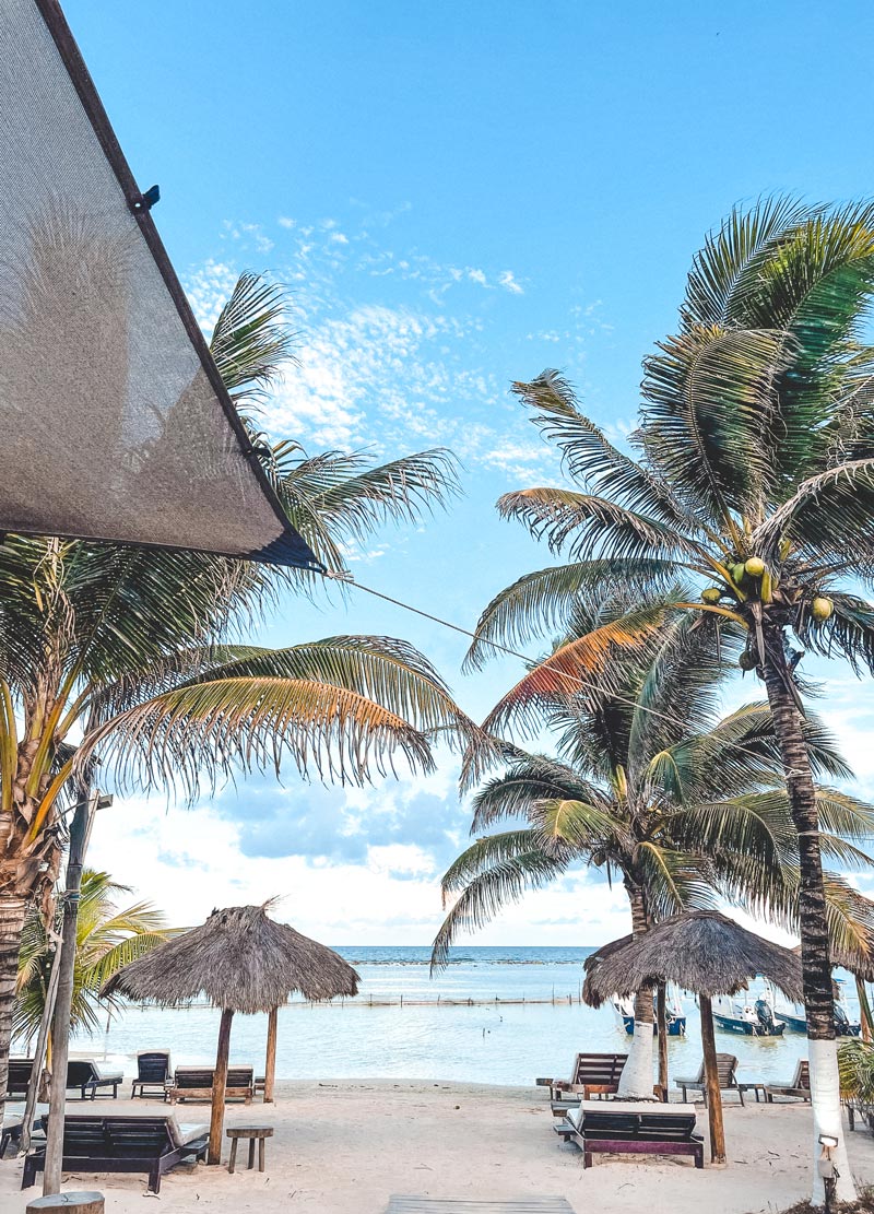 breakfast by the beach tulum mexico