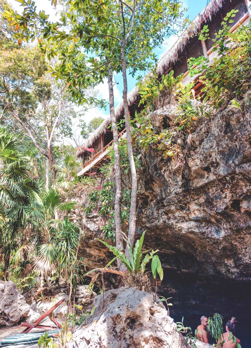 yoga in nature cenote tulum