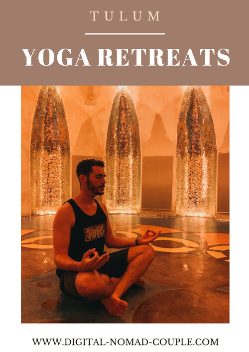 yoga retreats tulum mexico pin