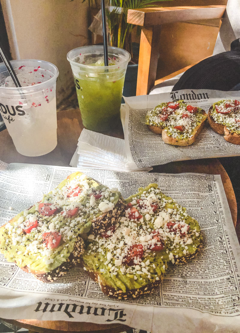 avocado toast best cafe tulum