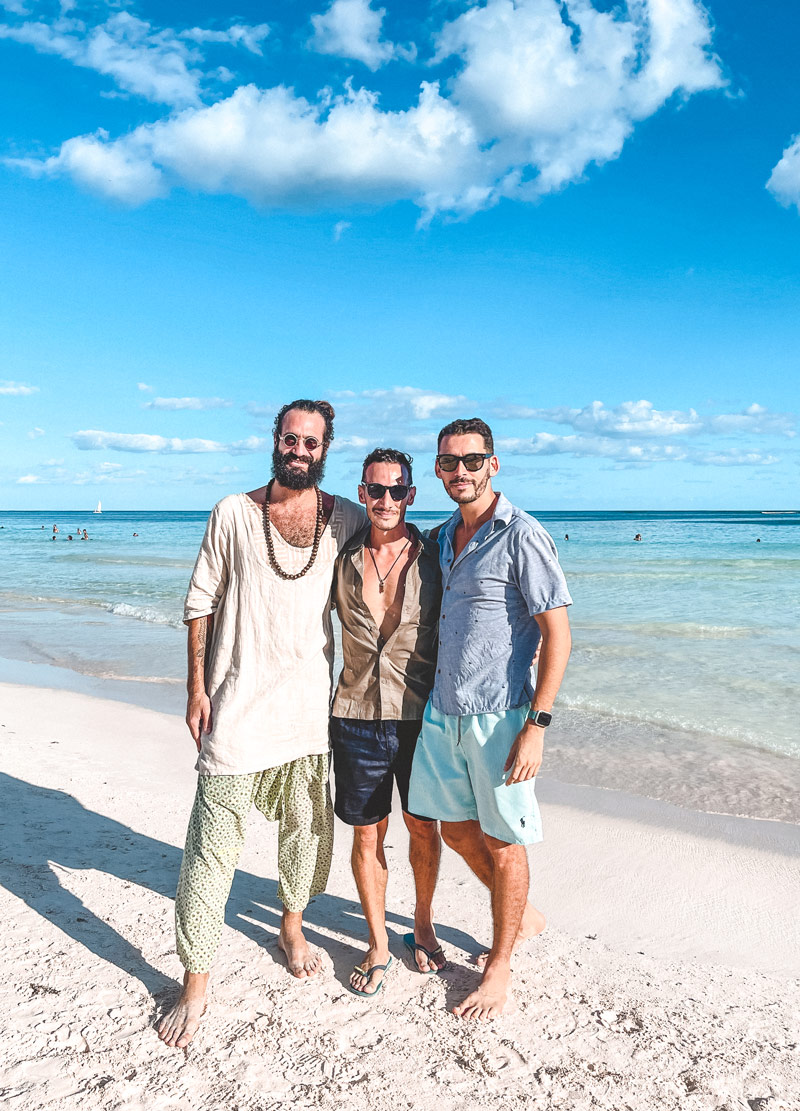 kite surfing friends tulum