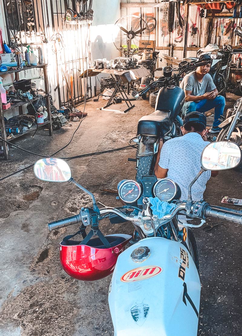 transport tulum motorbike