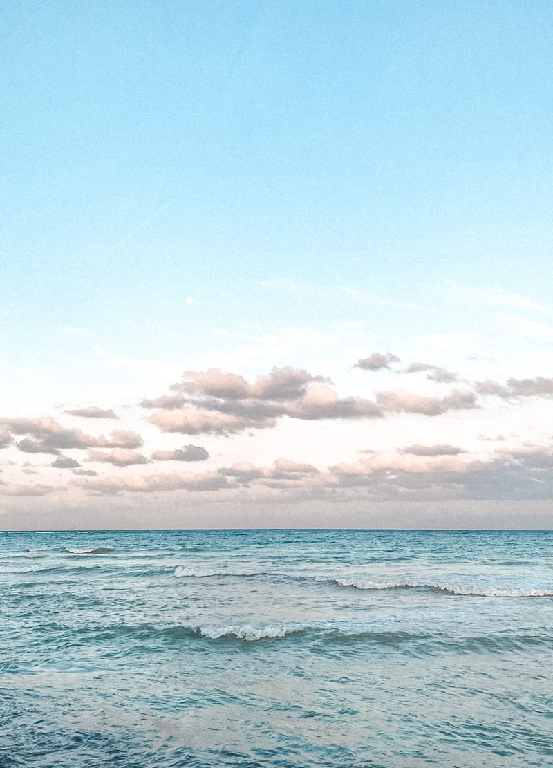 tulum beach map sea