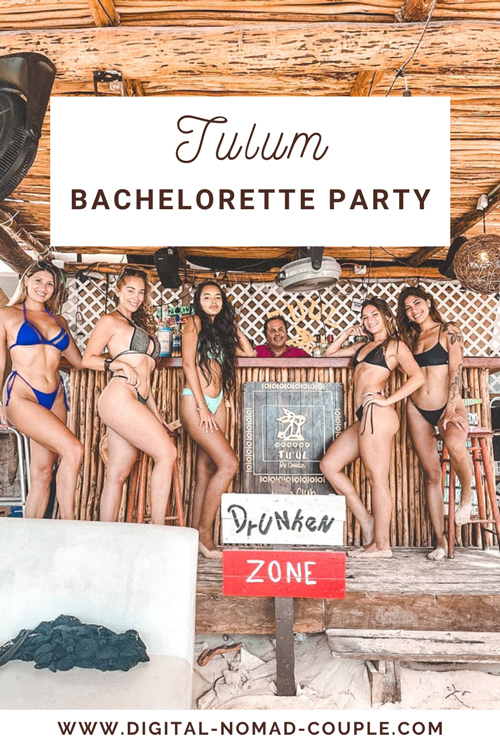 Bachelorette party in Tulum