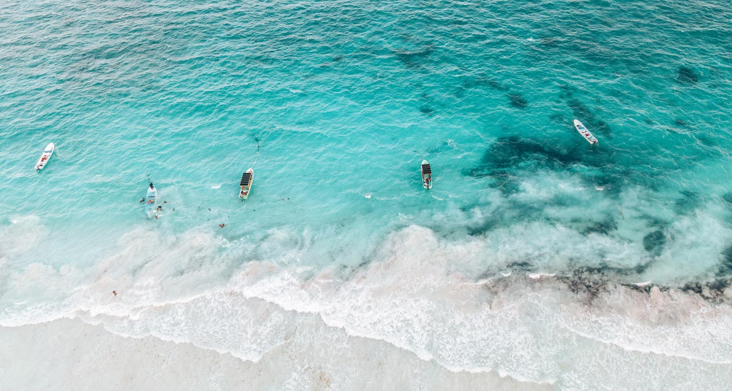 tulum beach shore