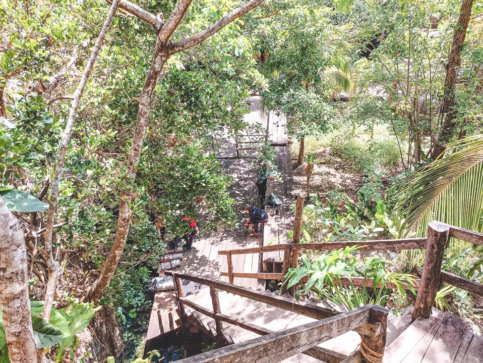 tulum zip lining park cenote