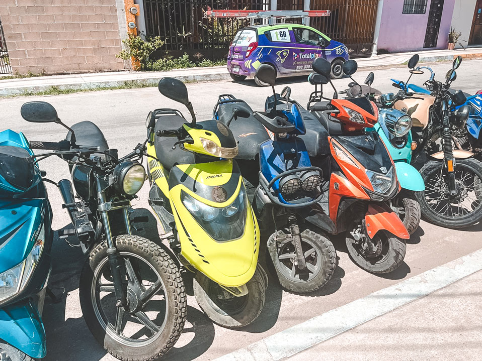 cheap car scooter rental tulum