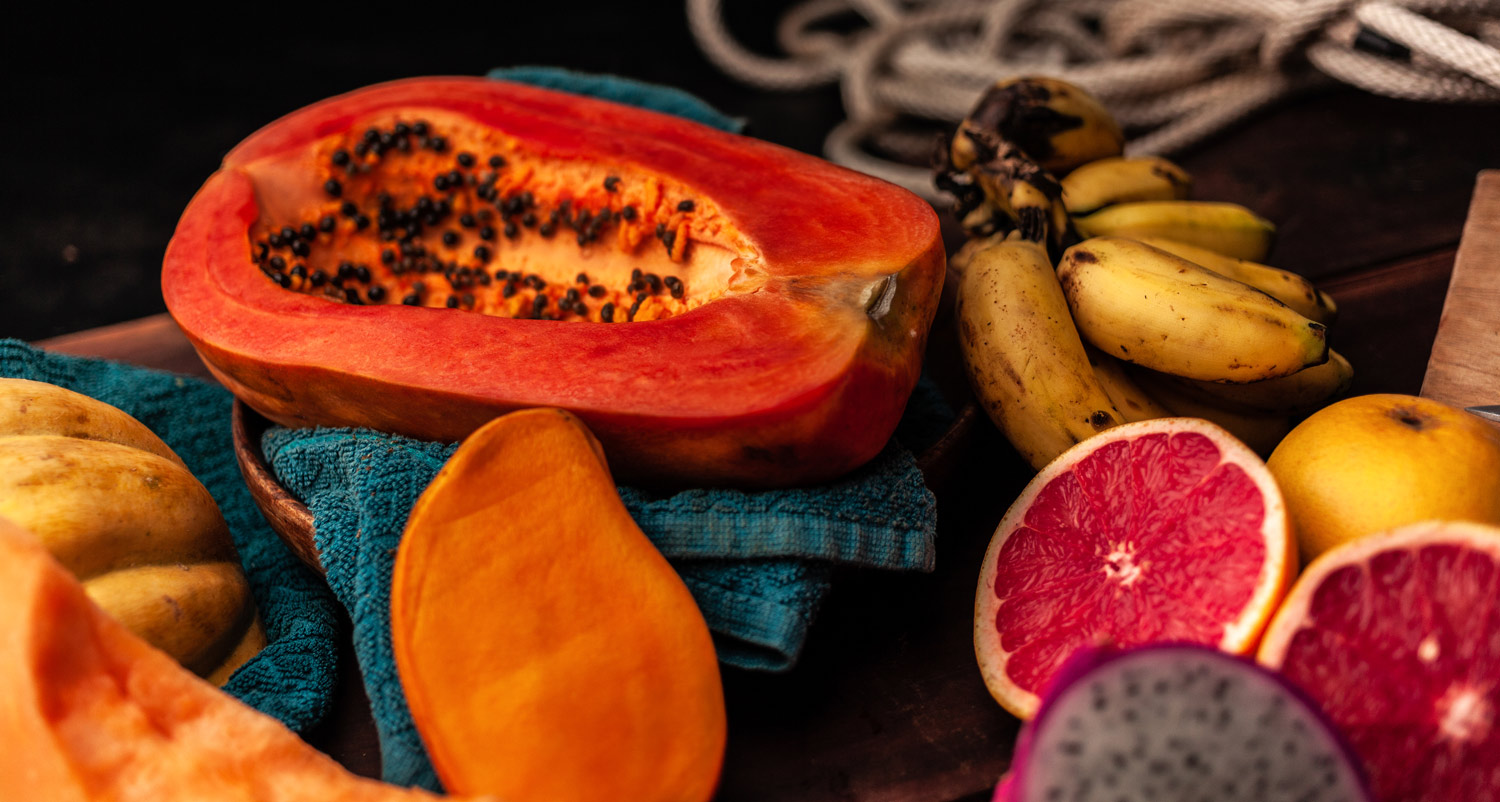 mexican tulum fruits maya