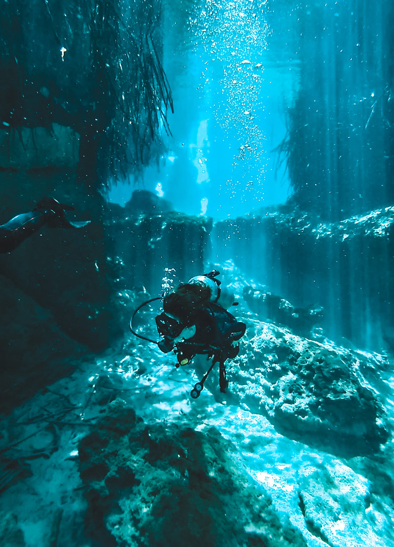 best cenotes in mexico padi