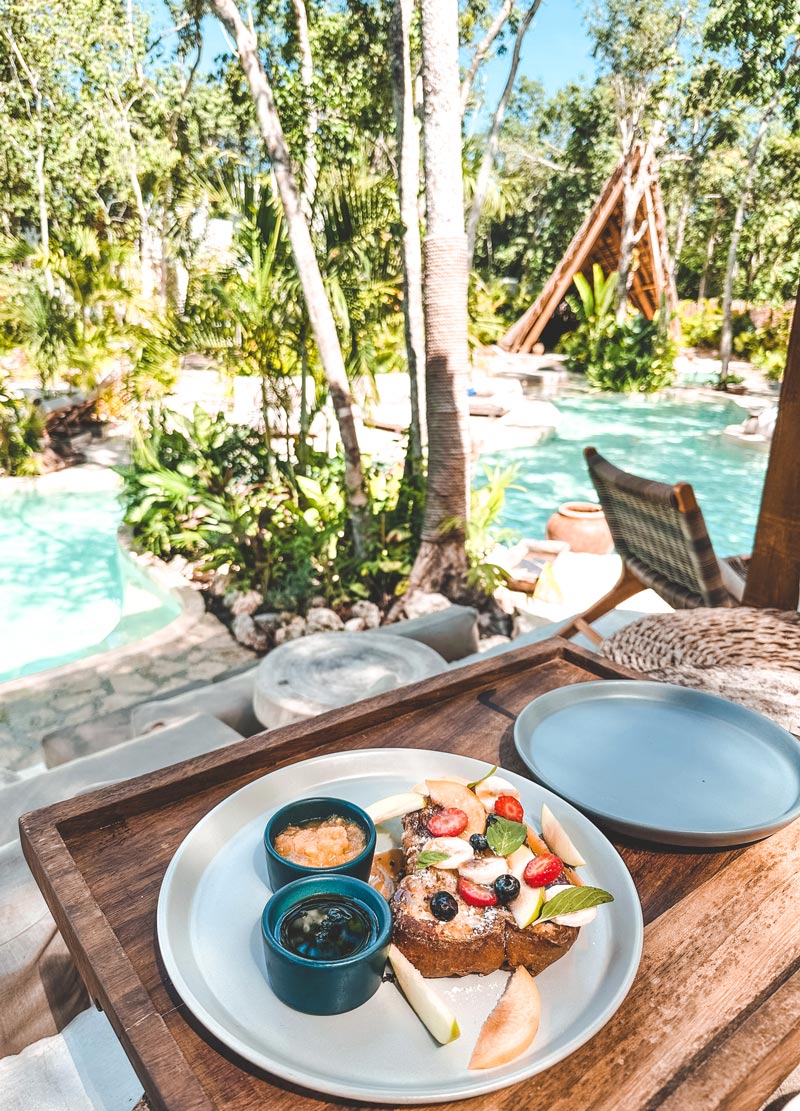 tulum yoga shala breakfast