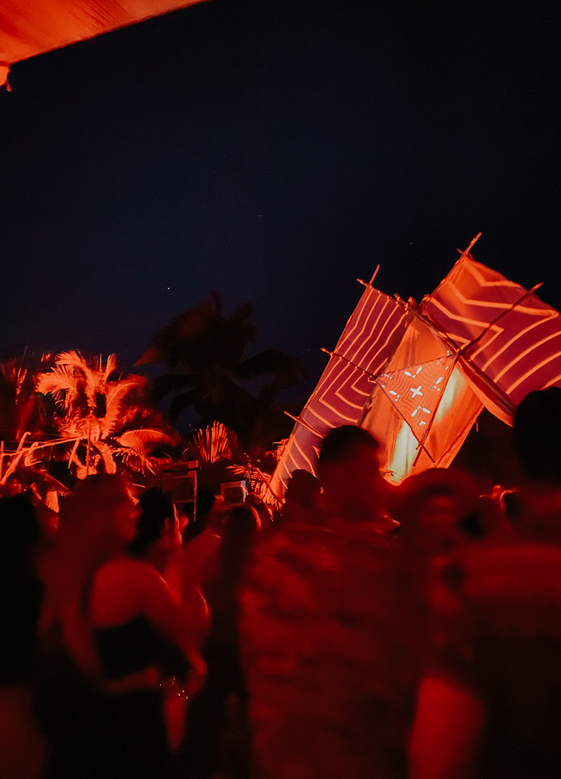 tulum nightlife party beach dj