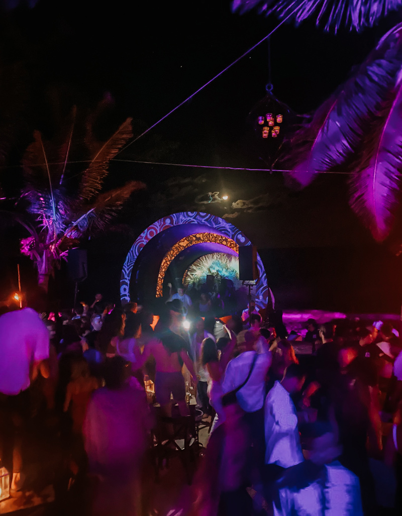 tulum party beach sea best events