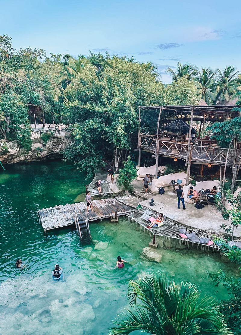 best tulum day parties cenote