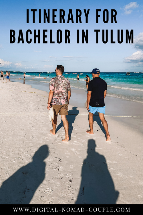 itinerary bachelor tulum mexico