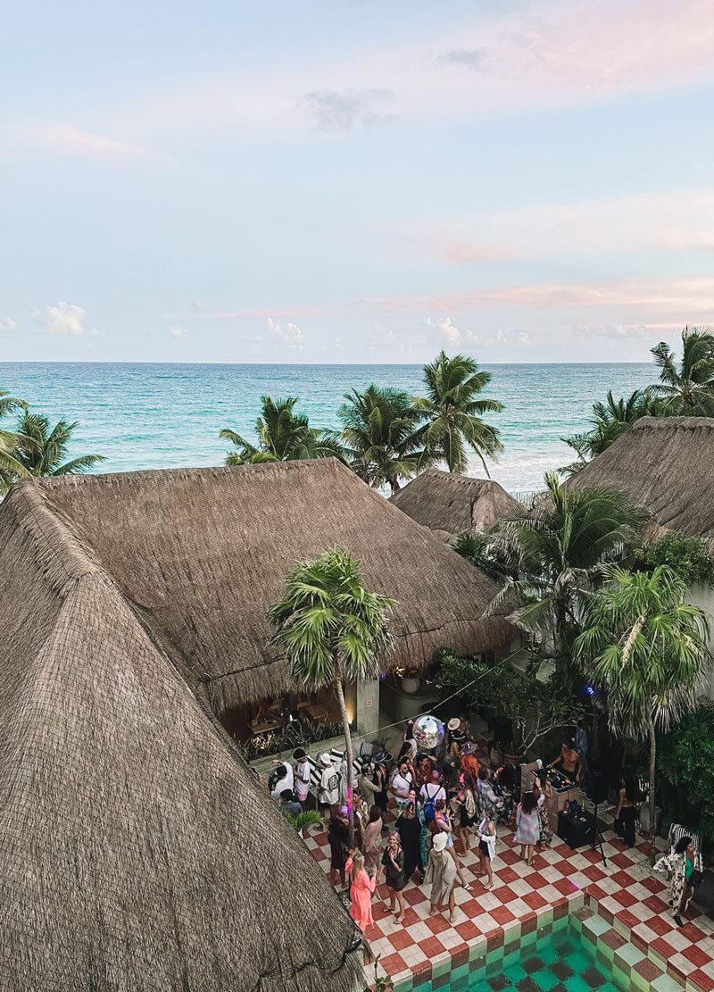 parties tulum beach rooftops