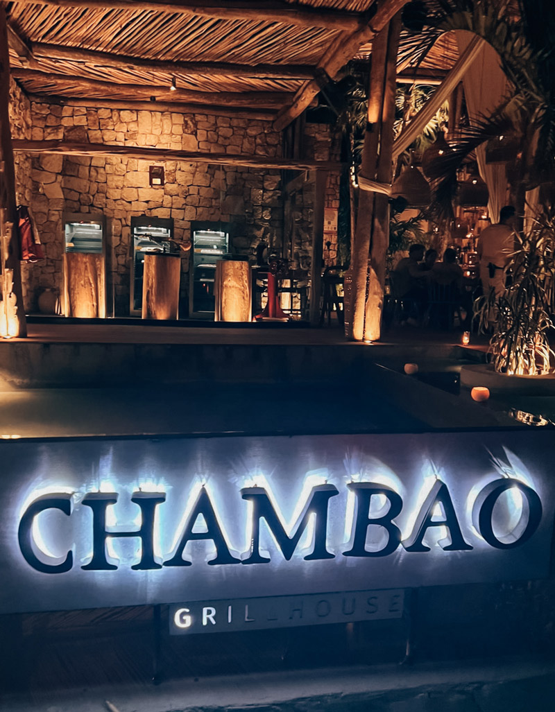 chambao grill house tulum mexico