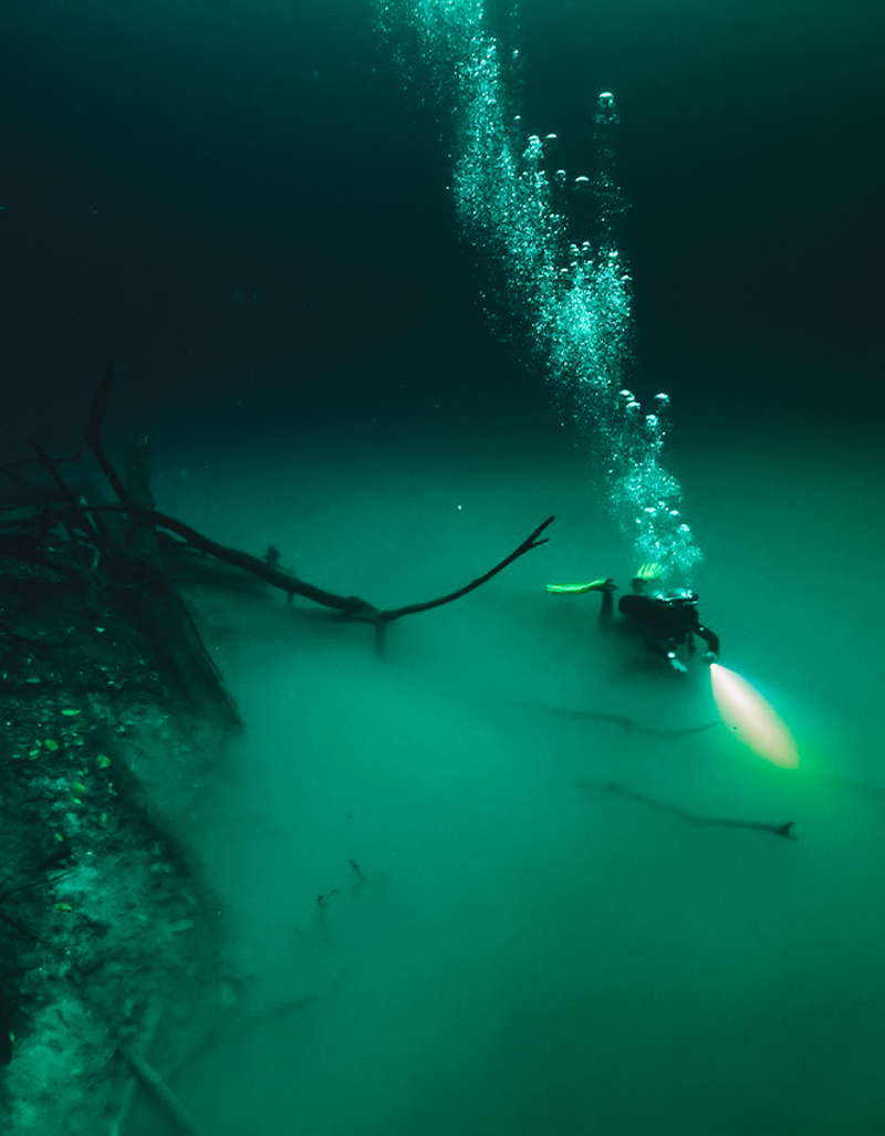 angelita cenote mexico tulum diving