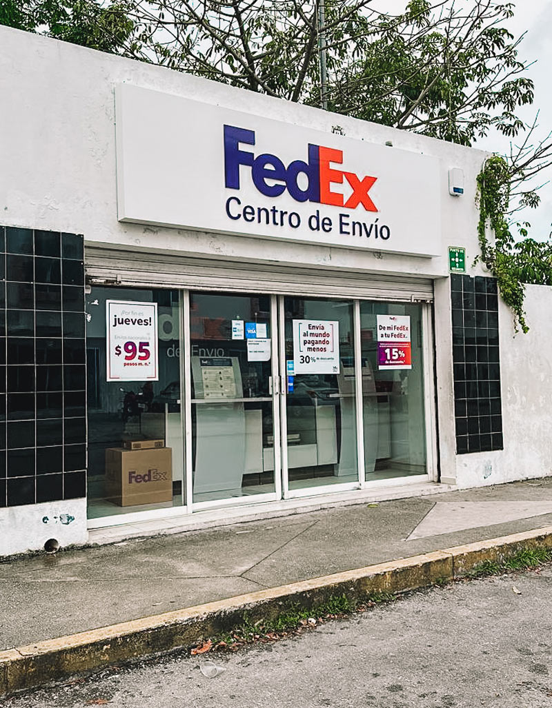 mail tulum mexico fedex