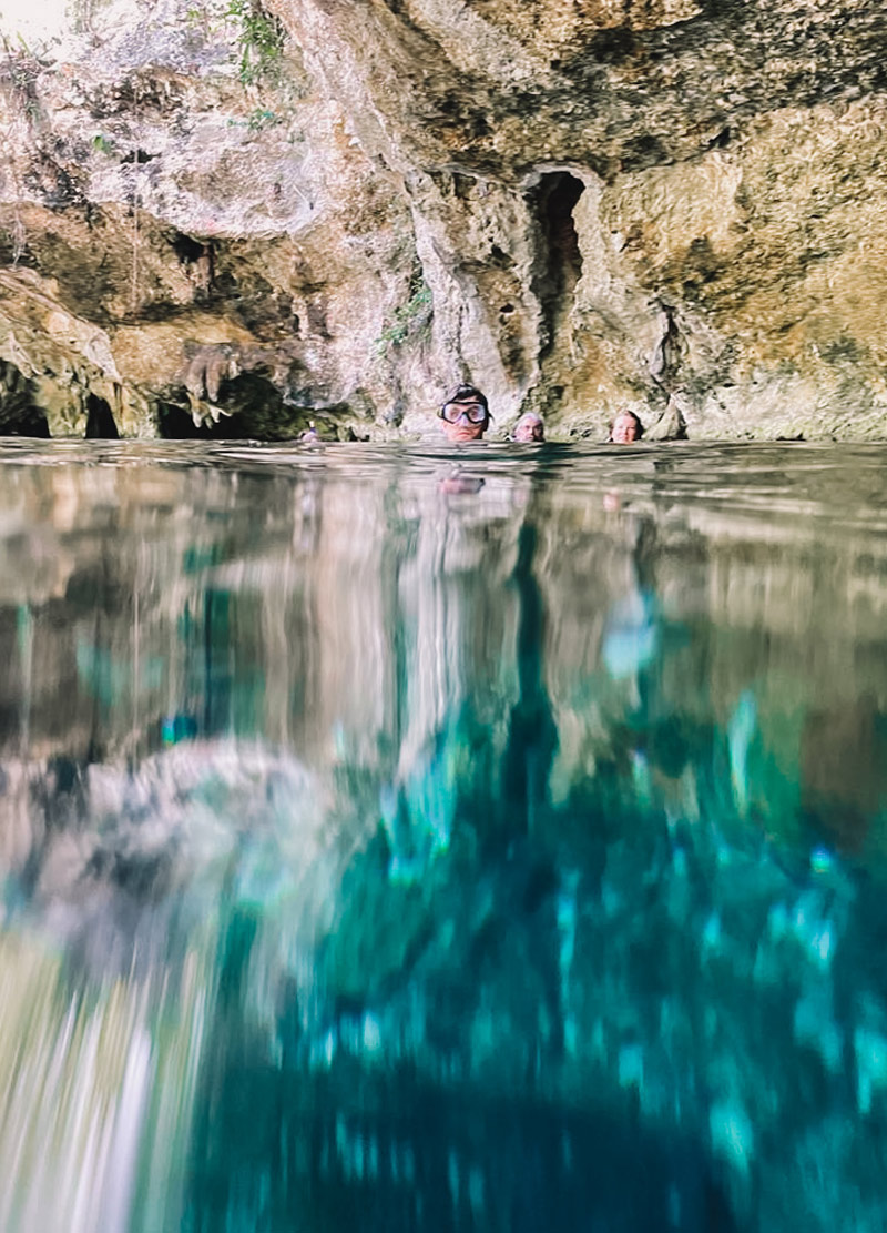 tulum cenote calavera diving