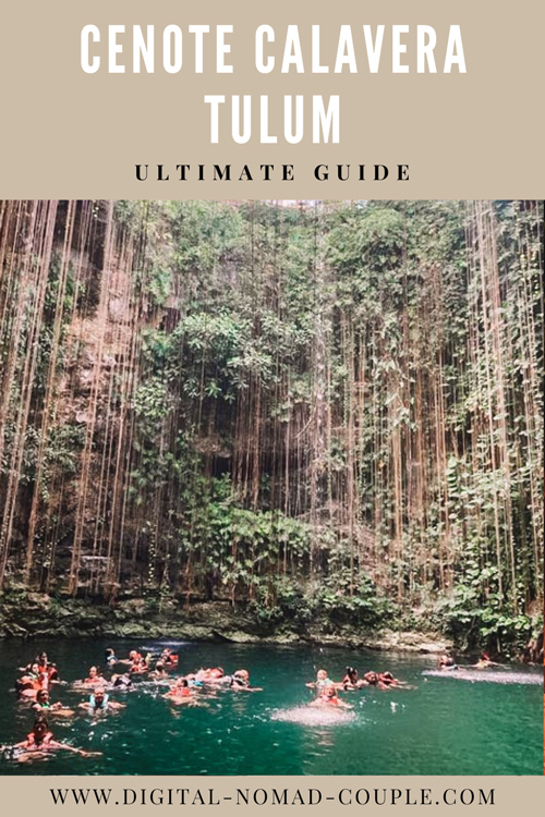 tulum cenote calavera mexco guide