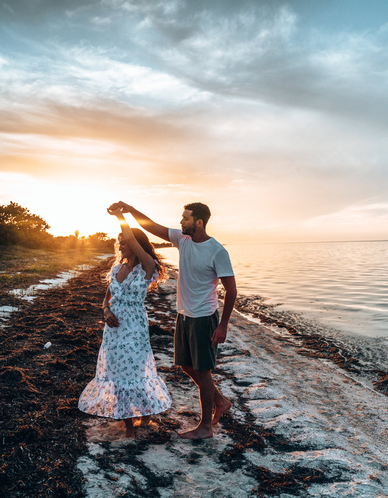 tulum photoshoot beach engagement