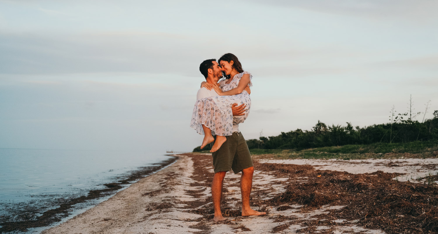 tulum photoshoot couple beach