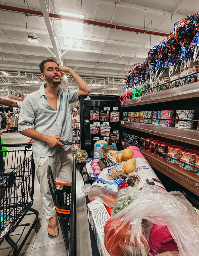 grocery shopping tulum mexico organic